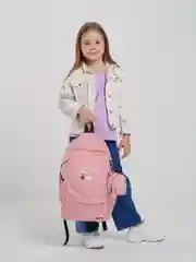 Розовый рюкзак для девочек