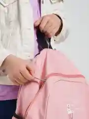 Розовый рюкзак для девочек