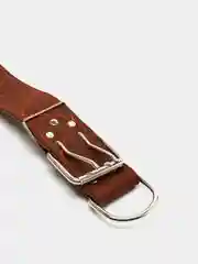 Карамельный ошейник для собак, из натуральной кожи двойной, особой прочности