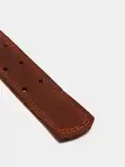 Карамельный ошейник для собак, из натуральной кожи двойной, особой прочности