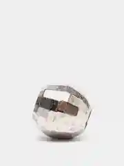 Серебряный наконечник для шнура круглый