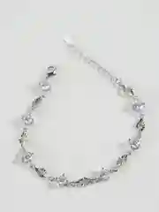 Серебряный браслет серебряный женский, с полудрагоценными камнями