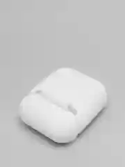 Белый силиконовый чехол для Apple AirPods 1 и AirPods 2