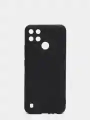 Черный чехол карбоновый Realme C21Y