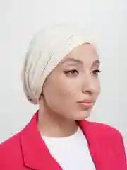 Бежевый бони-чалма