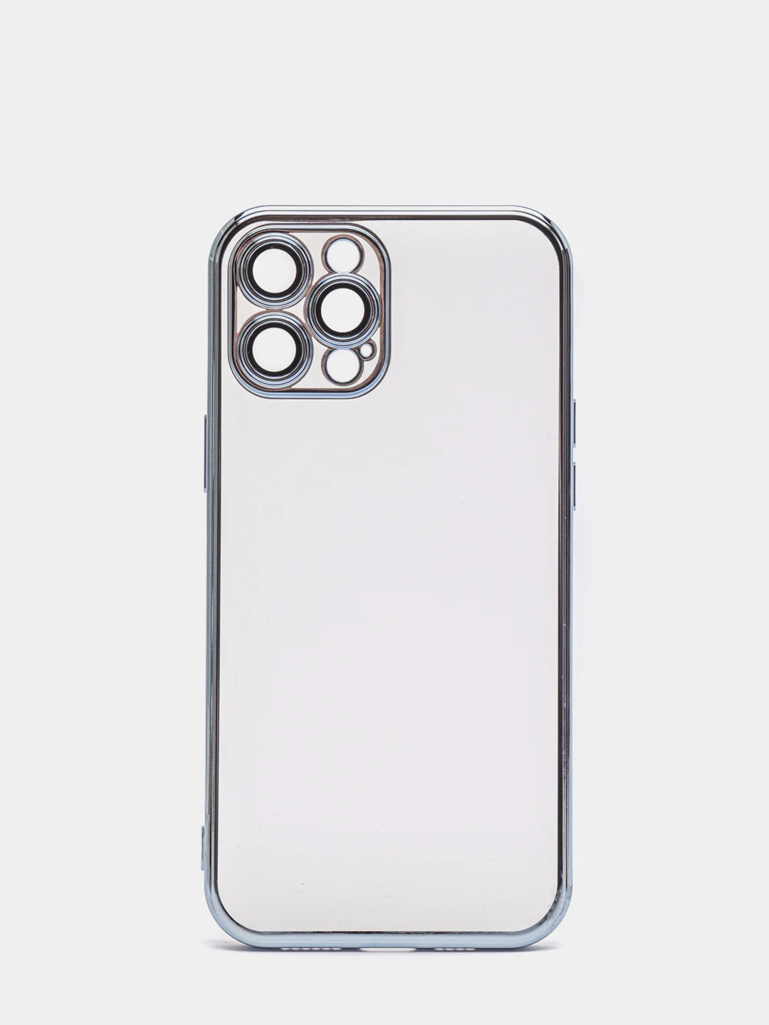 Синий чехол для айфон 12 pro / 11 Pro Max, силиконовый чехол для iPhone с защитой камеры