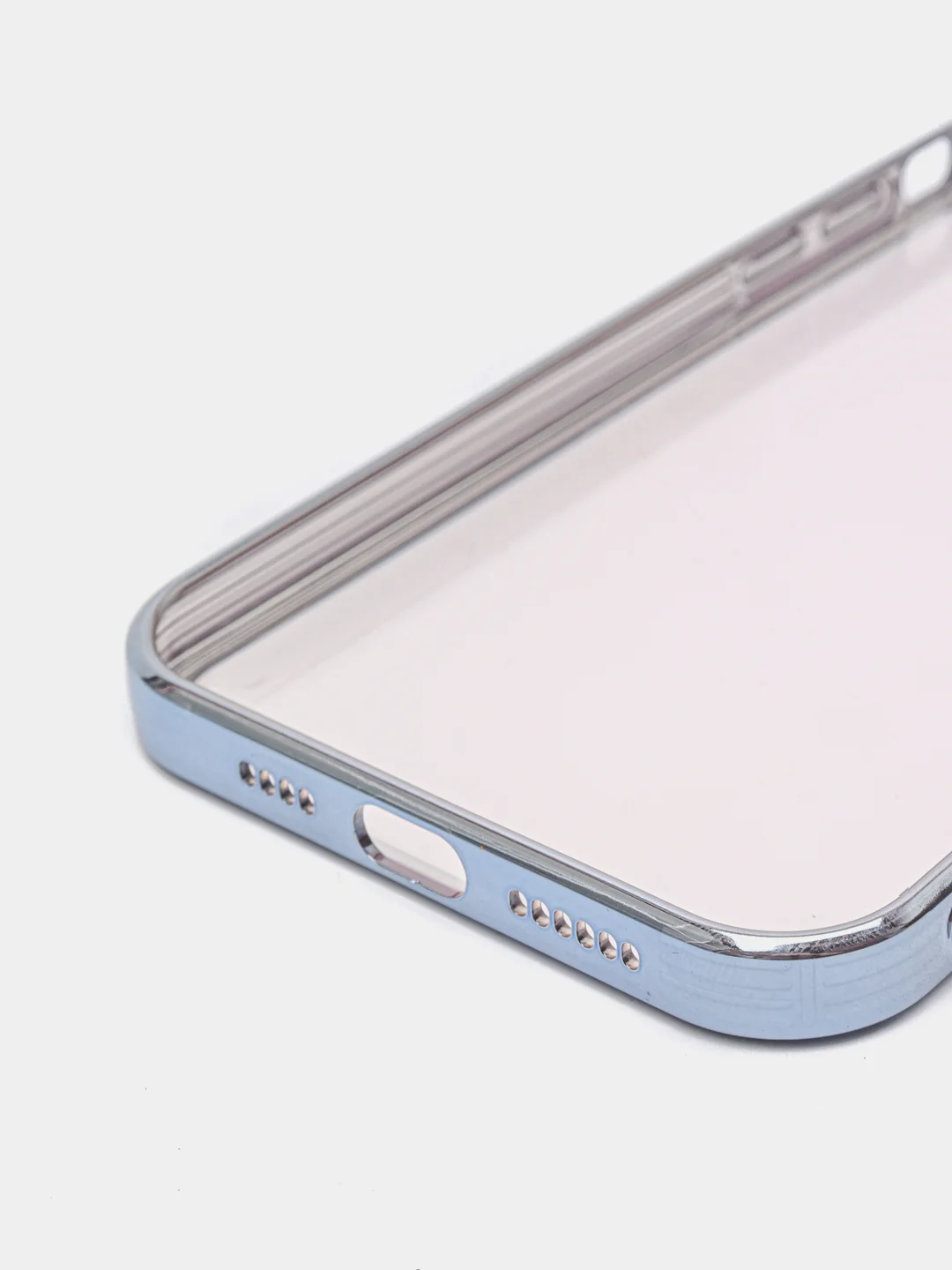 Синий чехол для айфон 12 pro / 11 Pro Max, силиконовый чехол для iPhone с защитой камеры