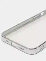 Серебряный чехол для айфон 12 pro / 11 Pro Max, силиконовый чехол для iPhone с защитой камеры