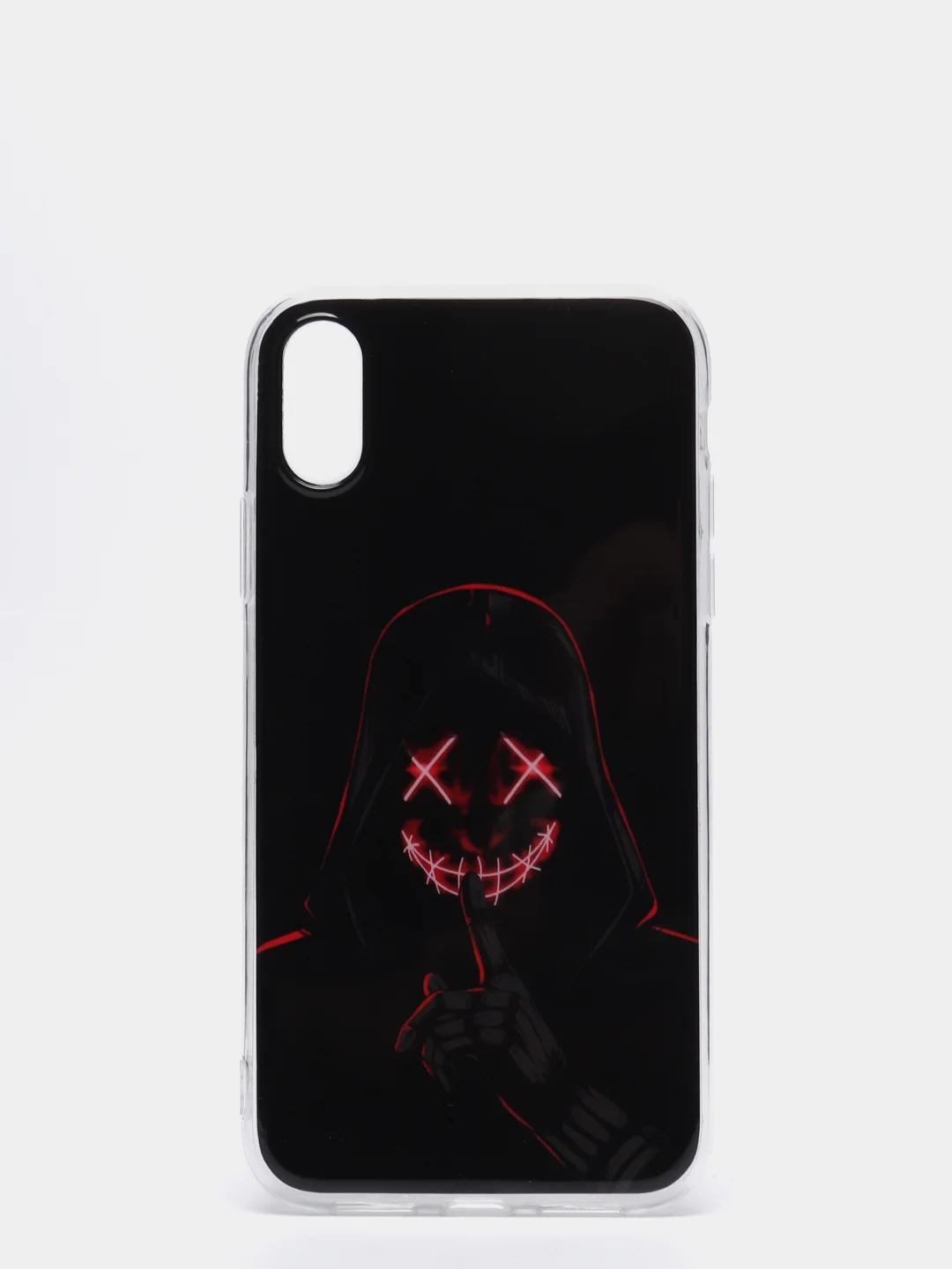 Красный силиконовый чехол IPhone XR, с рисунком