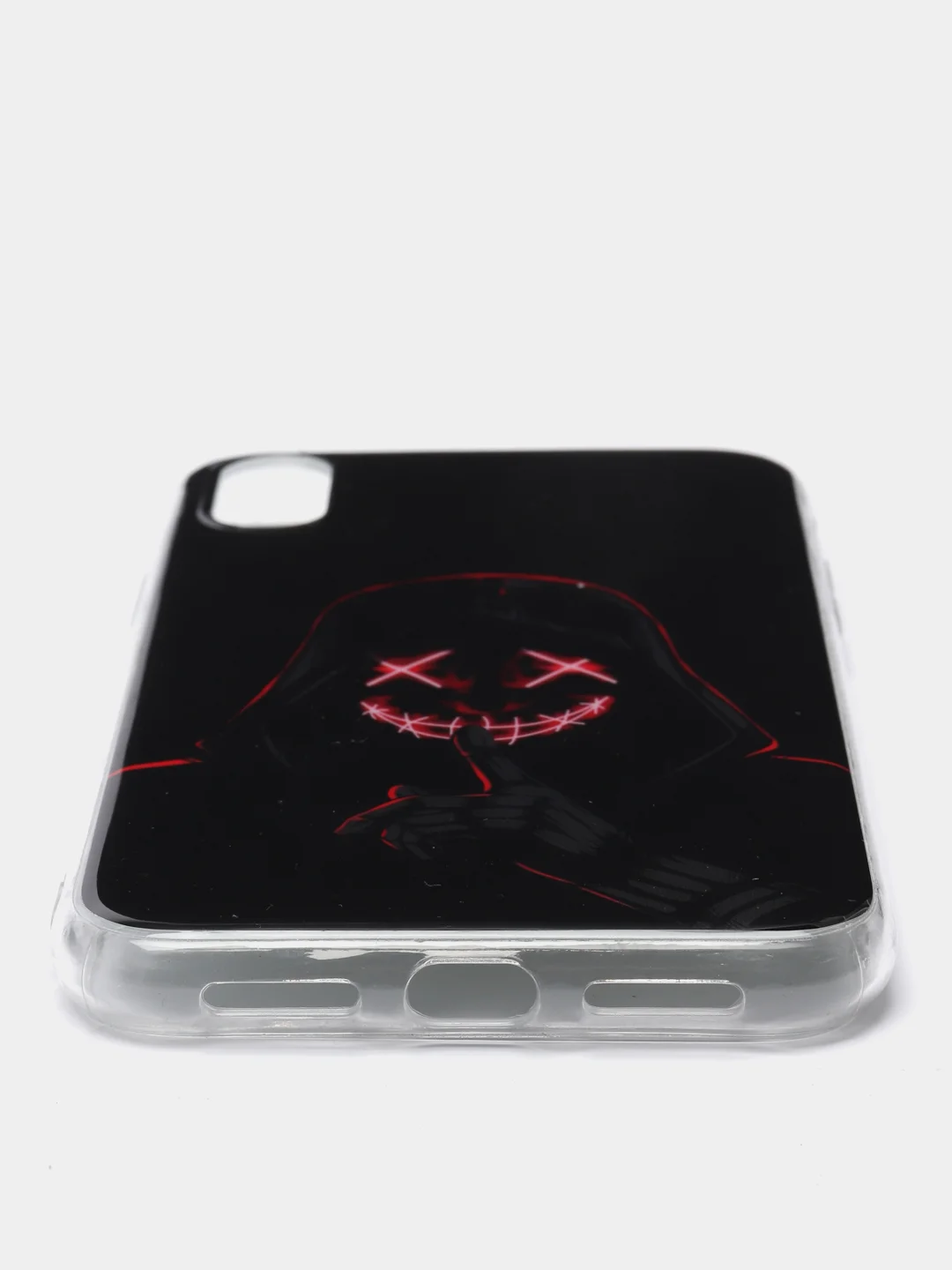 Красный силиконовый чехол IPhone XR, с рисунком