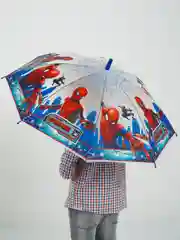 Серый меланж зонт детский "Герои Marvel"
