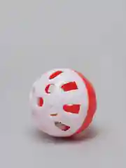 Красный шарик для кошек с бубенчиком, 3,8 см
