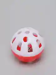 Красный шарик для кошек с бубенчиком, 3,8 см