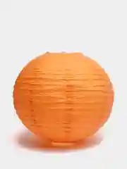 Оранжевый шар-фонарик бумажный для декора