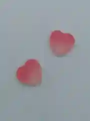 Голубой кабошон "Сердечко", 2 шт