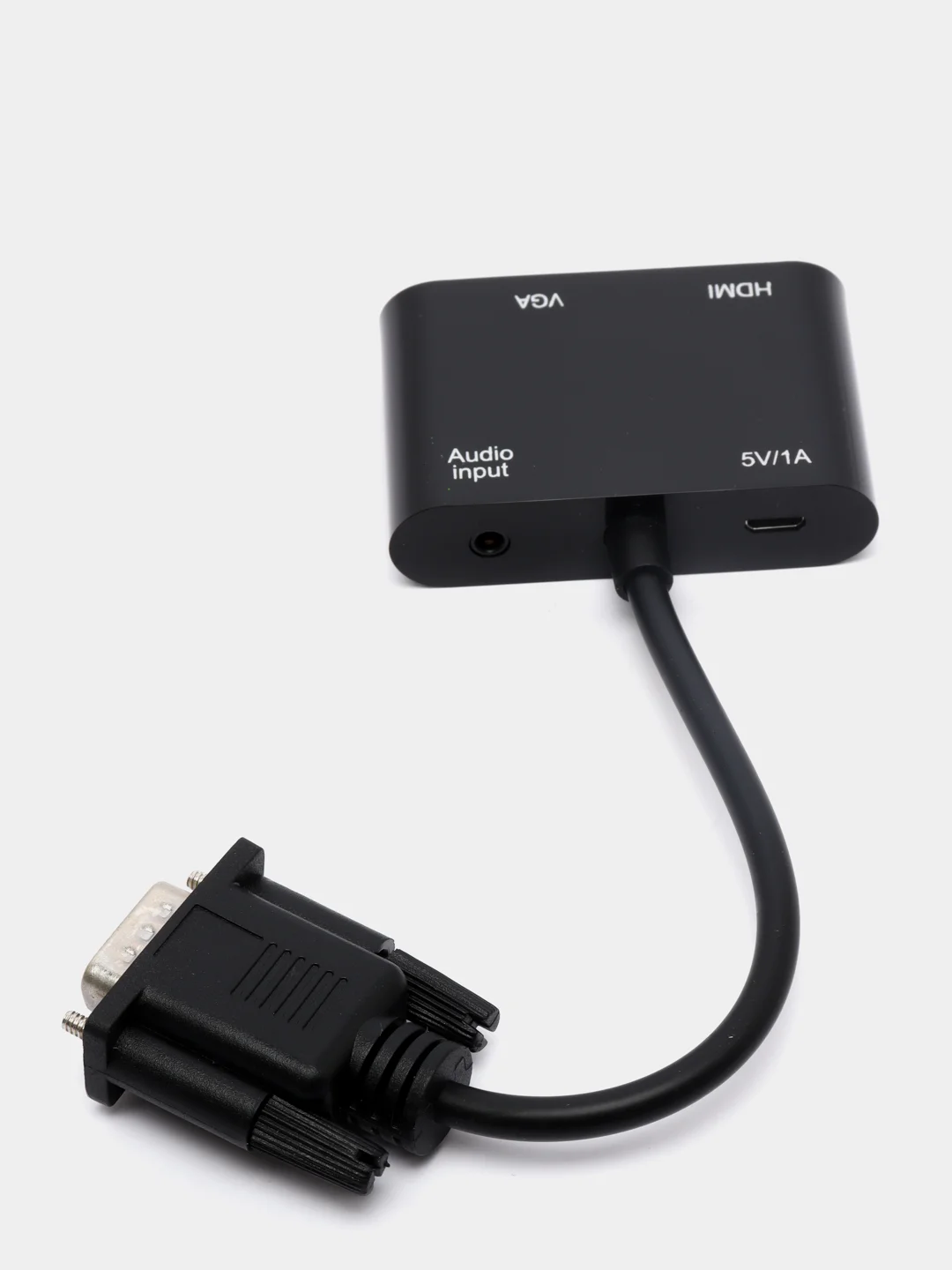 Адаптер сплиттер vga / hdmi + vga, звук и питание