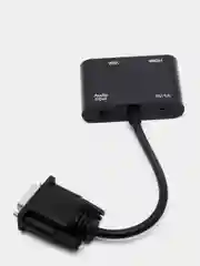 Адаптер сплиттер vga / hdmi + vga, звук и питание