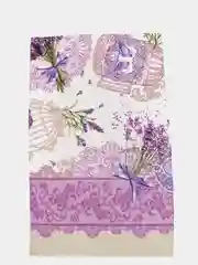 Лавандовый кухонное полотенце вафельное,полотенце для кухни