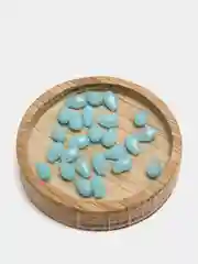 Ледяной капли граненные, из стекла, 3 х 5 мм, 25 штук