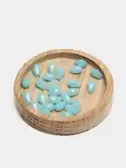 Ледяной капли граненные, из стекла, 3 х 5 мм, 25 штук