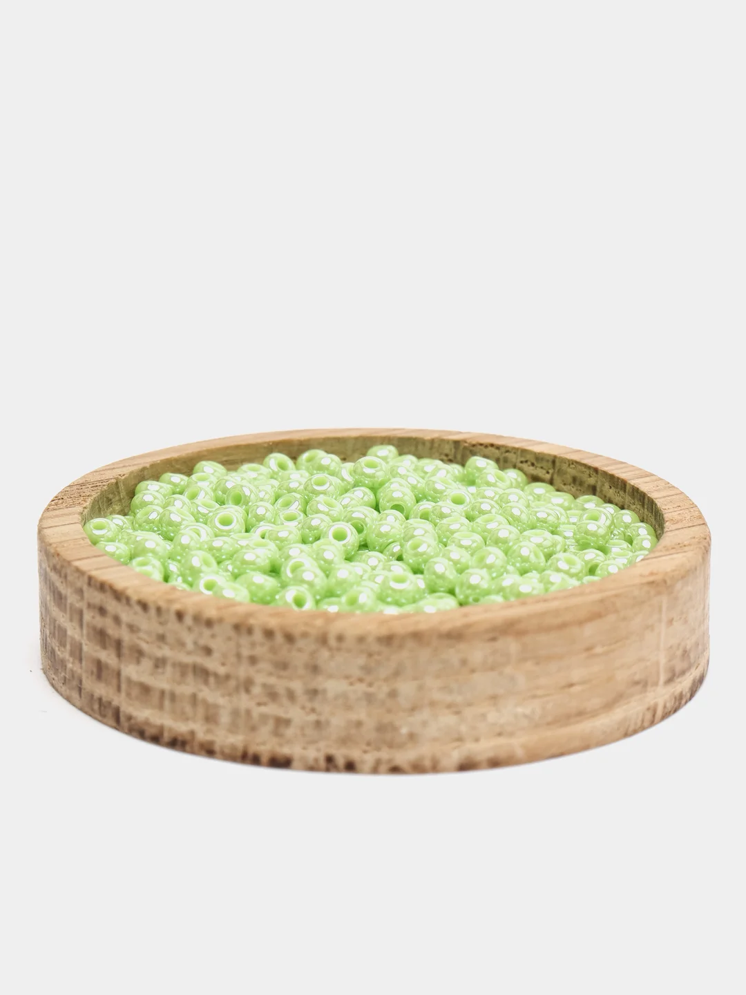 Мятный чешский бисер Preciosa 10/0, Opaque sfinx, 10 и 50 грамм