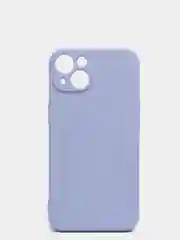 Лавандовый силиконовый чехол с шёлковым покрытием для iPhone 13 Mini, 13 Pro Max