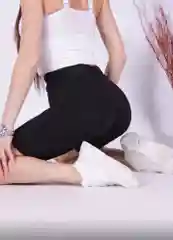 Черный велосипедки спортивные женские