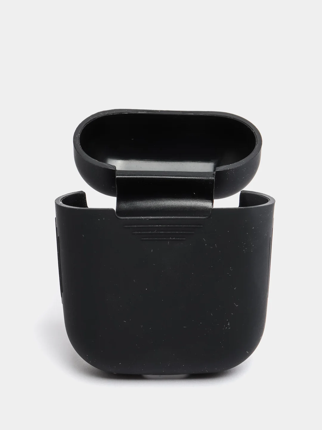Черный силиконовый чехол для Apple AirPods 1 и AirPods 2