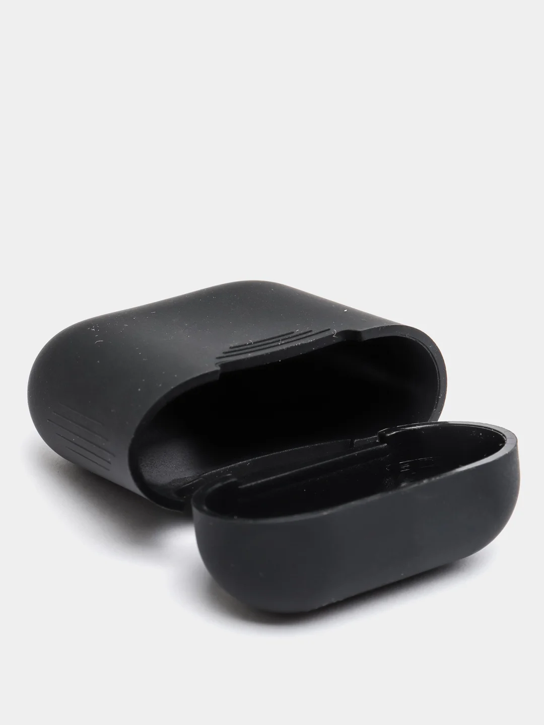 Черный силиконовый чехол для Apple AirPods 1 и AirPods 2