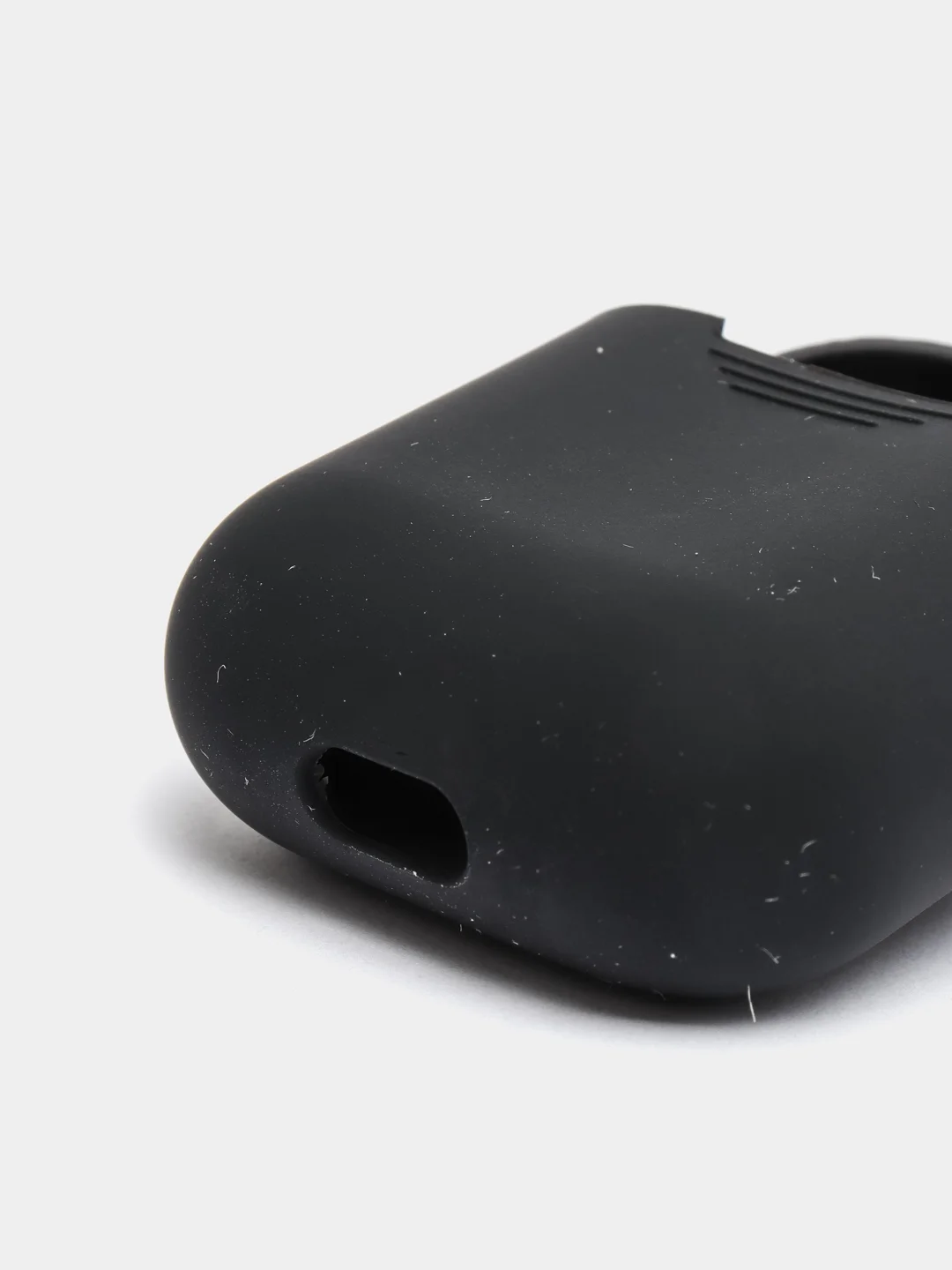 Черный силиконовый чехол для Apple AirPods 1 и AirPods 2
