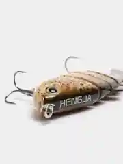 Зеленый воблер рыболовный 6 секционный, сегментный 3D, 10 см, 18 г, приманка наживка