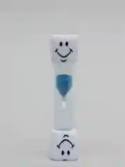 Синий песочные часы для чистки зубов, смайлик