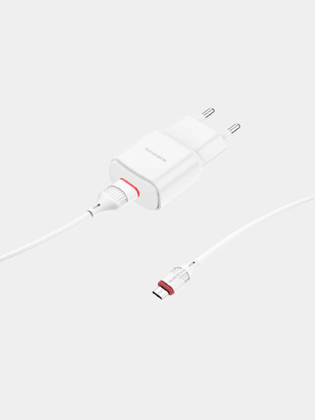 Сетевое зарядное устройство BOROFONE BA48A с Micro USB кабелем