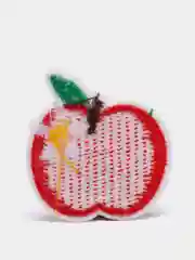 Коралловый термонаклейка тканевая