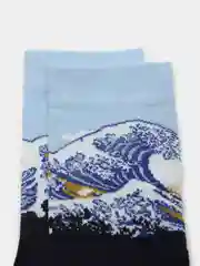 Морской носки высокие с принтом "Great ART"