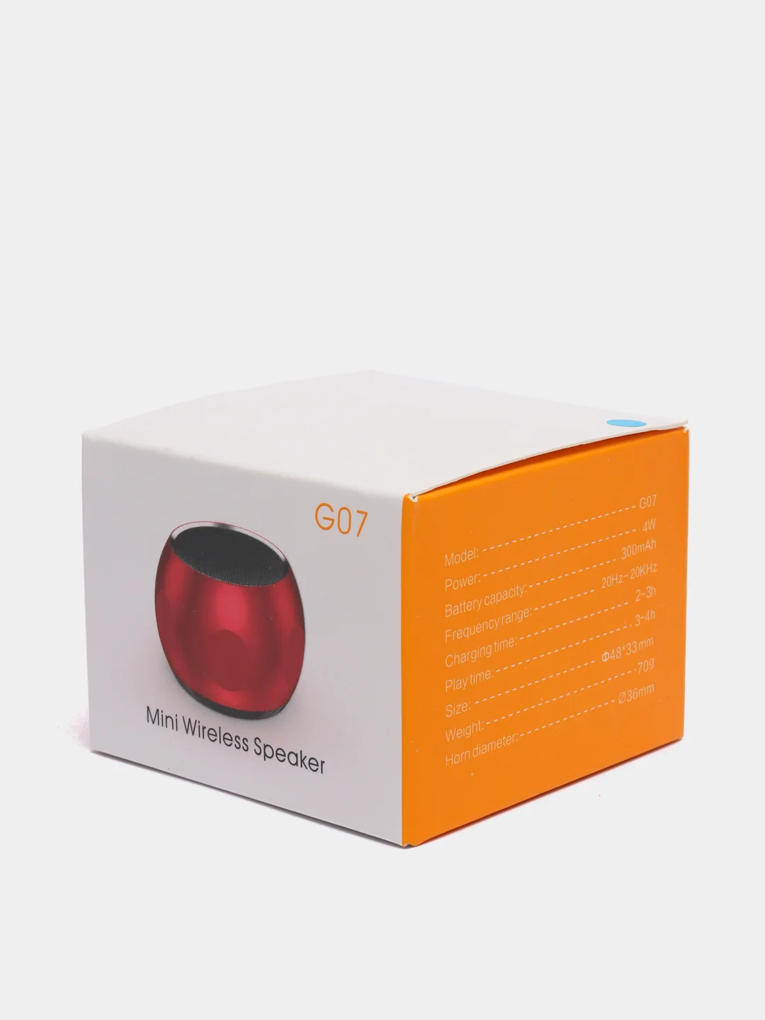 Голубой портативная колонка Mini wireless speaker G07