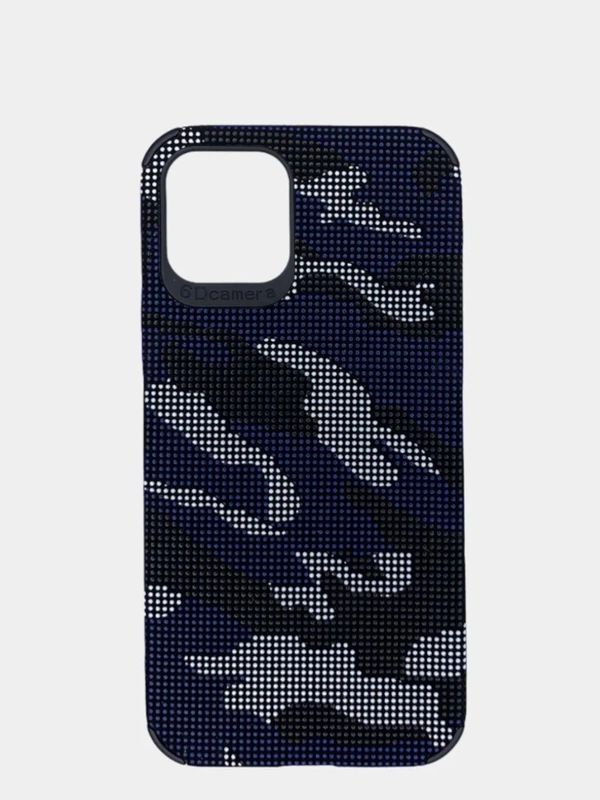 Чехол iPhone 12 / 12 Pro силиконовый камуфляж