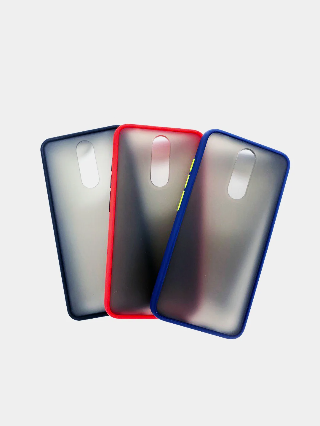 Красный чехол для Redmi 8 матовый, противоударный