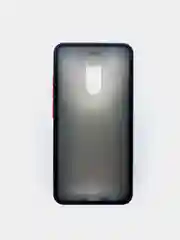 Черный чехол для Redmi 8 матовый, противоударный