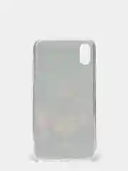 Бежевый силиконовый чехол IPhone XR, с рисунком