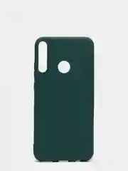 Тёмно-зелёный силиконовый чехол Huawei P40 Lite E / Honor 9C, однотонный
