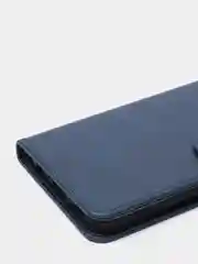 Темно-синий кожаный PU чехол книжка Samsung Galaxy A32 4G, Самсунг Галакси А32