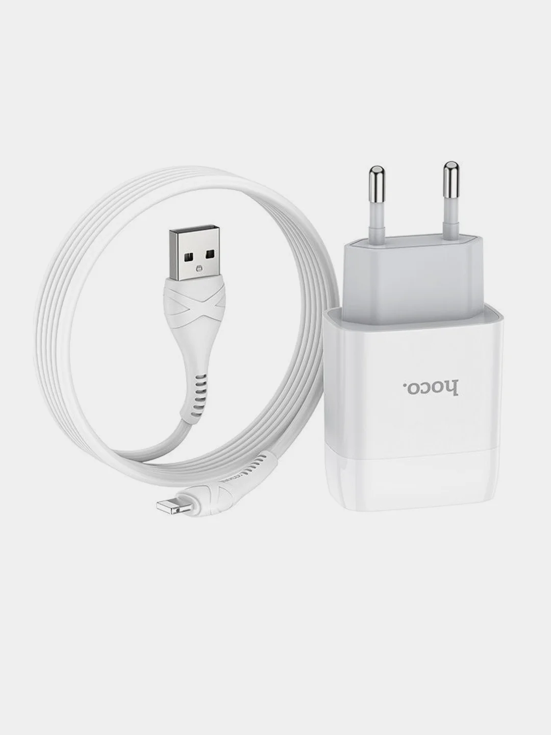 Зарядное устройство HOCO C73A и кабель, 2 USB, 1 м, 2.4 A