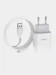 Зарядное устройство HOCO C73A и кабель, 2 USB, 1 м, 2.4 A
