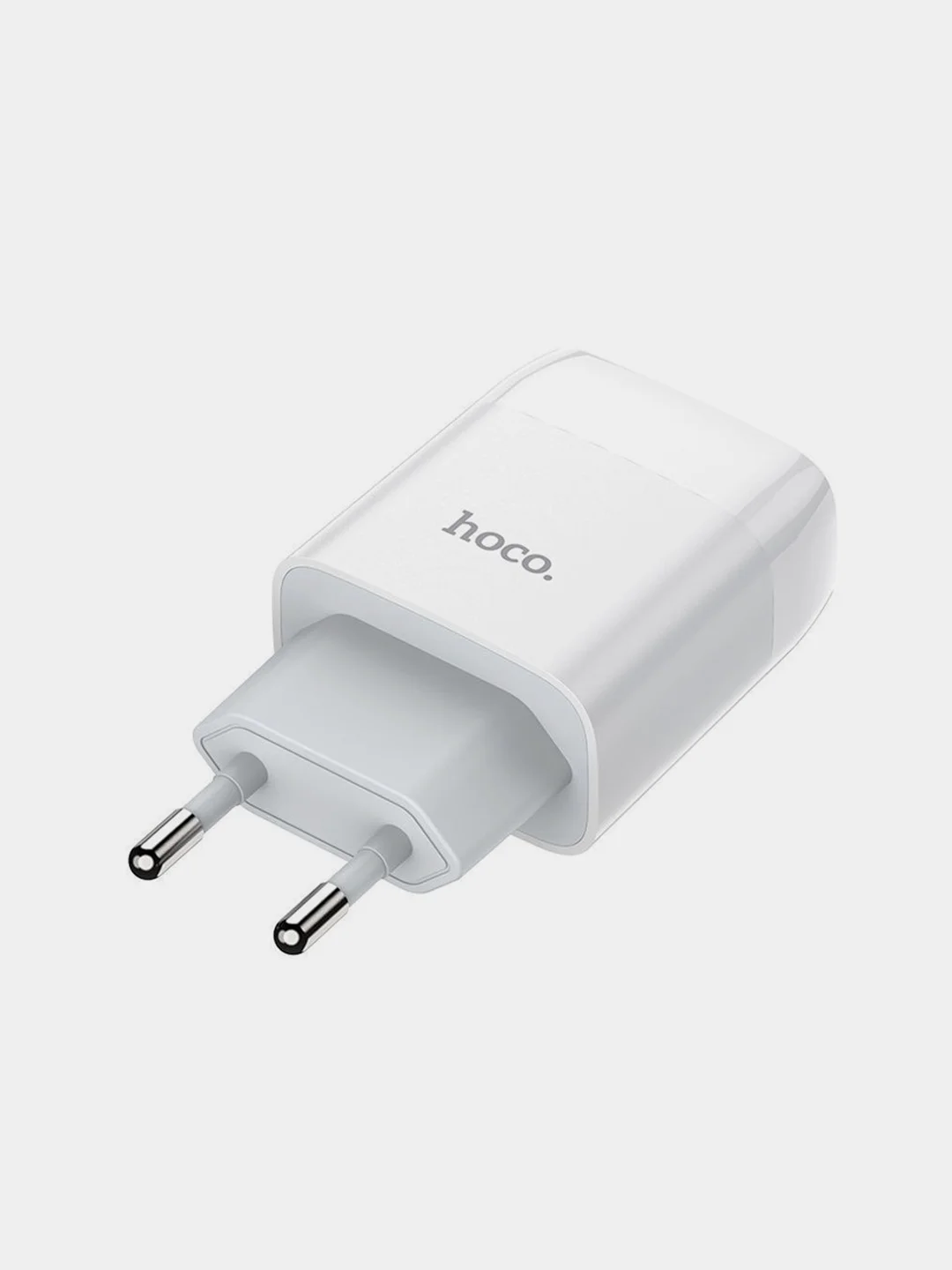 Белый зарядное устройство HOCO C73A и кабель, 2 USB, 1 м, 2.4 A