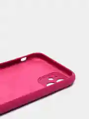Бордовый силиконовый чехол iPhone 11, Silicone Case, с закрытым низом и защитой камеры