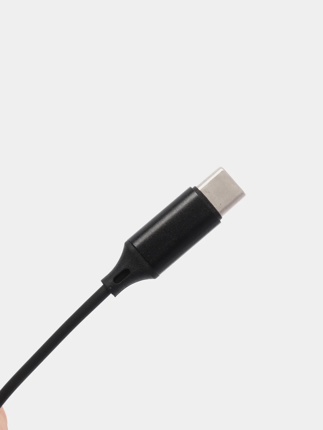 Микрофон петличный проводной (петличка) с выходом Type-C, Lavalier, 1,5м черный