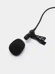 Микрофон петличный проводной (петличка) с выходом Type-C, Lavalier, 1,5м черный