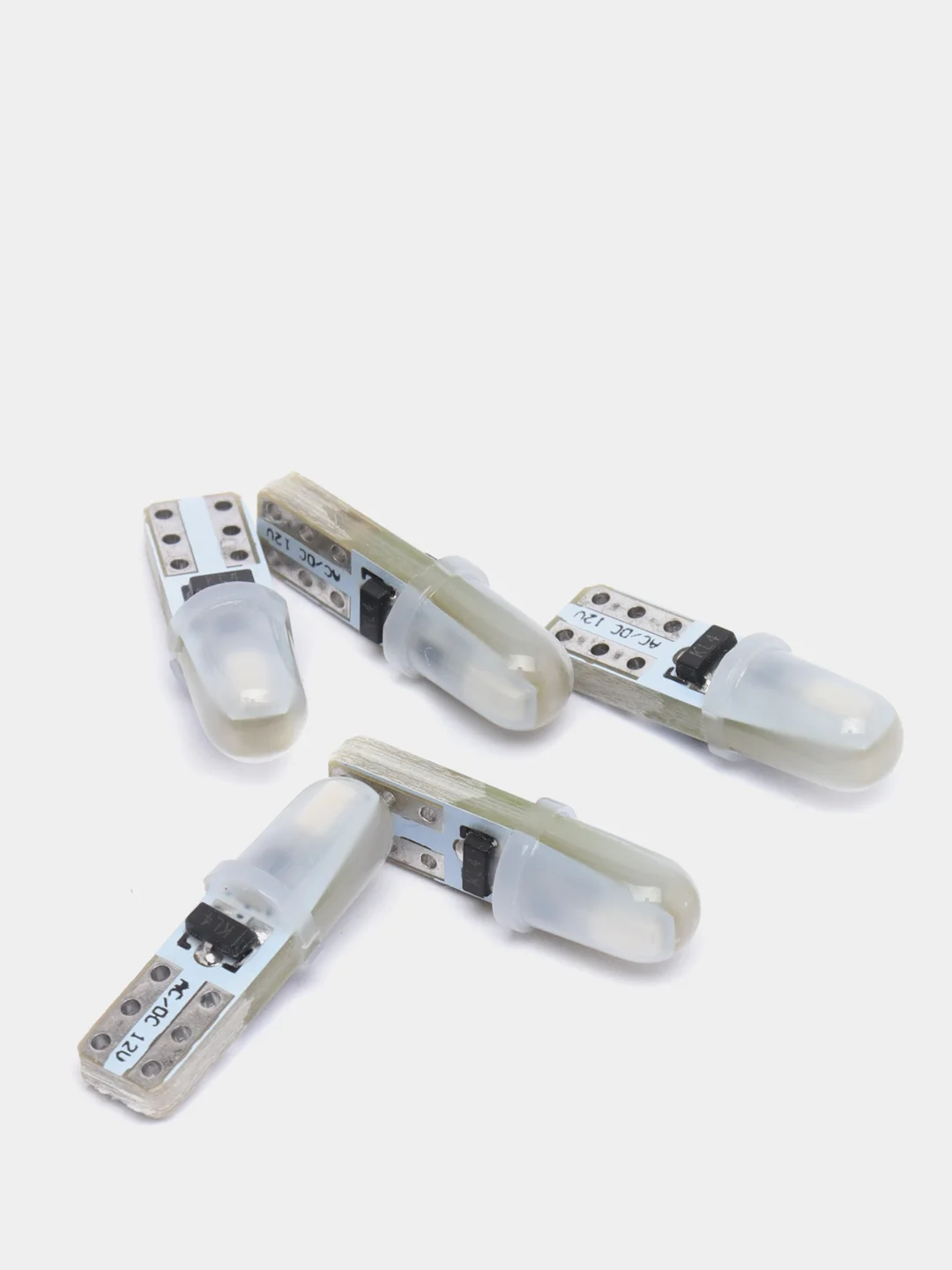 Синий автомобильная светодиодная лампа Т5 3014 2 SMD, 5 штук