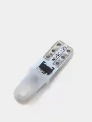 Синий автомобильная светодиодная лампа Т5 3014 2 SMD, 5 штук